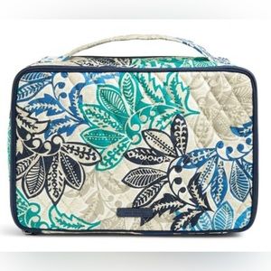 Vera Bradley Large Blush & Brush Makeup Case - RETIRED PATTERN - Santiago